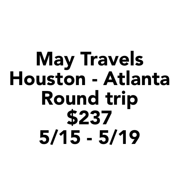 » Houston to Atlanta