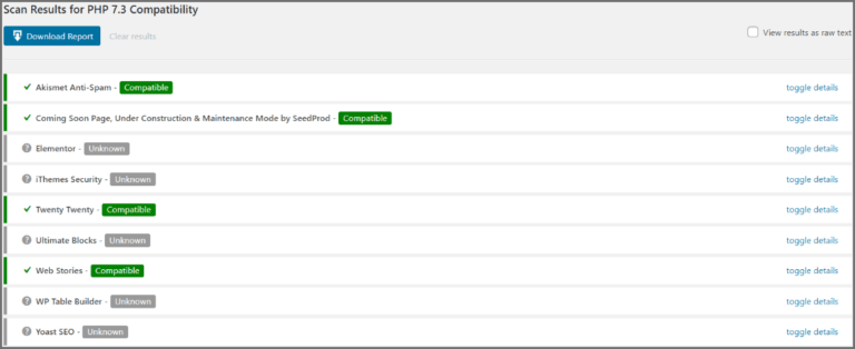 In this article, we will discuss about wordpress versions and php versions compatibility. How To Check PHP Compatibility of WordPress Plugins and Themes - TheBloggingTime