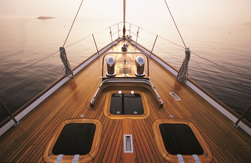 First and foremost, never use a wire brush — brass or otherwise — to clean teak. Marine Vessel Teak Maintenance The Boat Butler