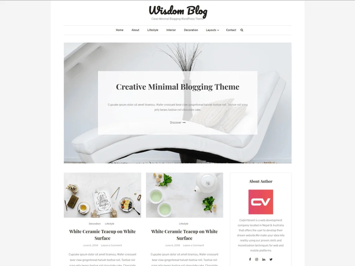 It is a one page multipurpose theme. 5 SEO Friendly Free WordPress Blog Themes - The Bootstrap ...