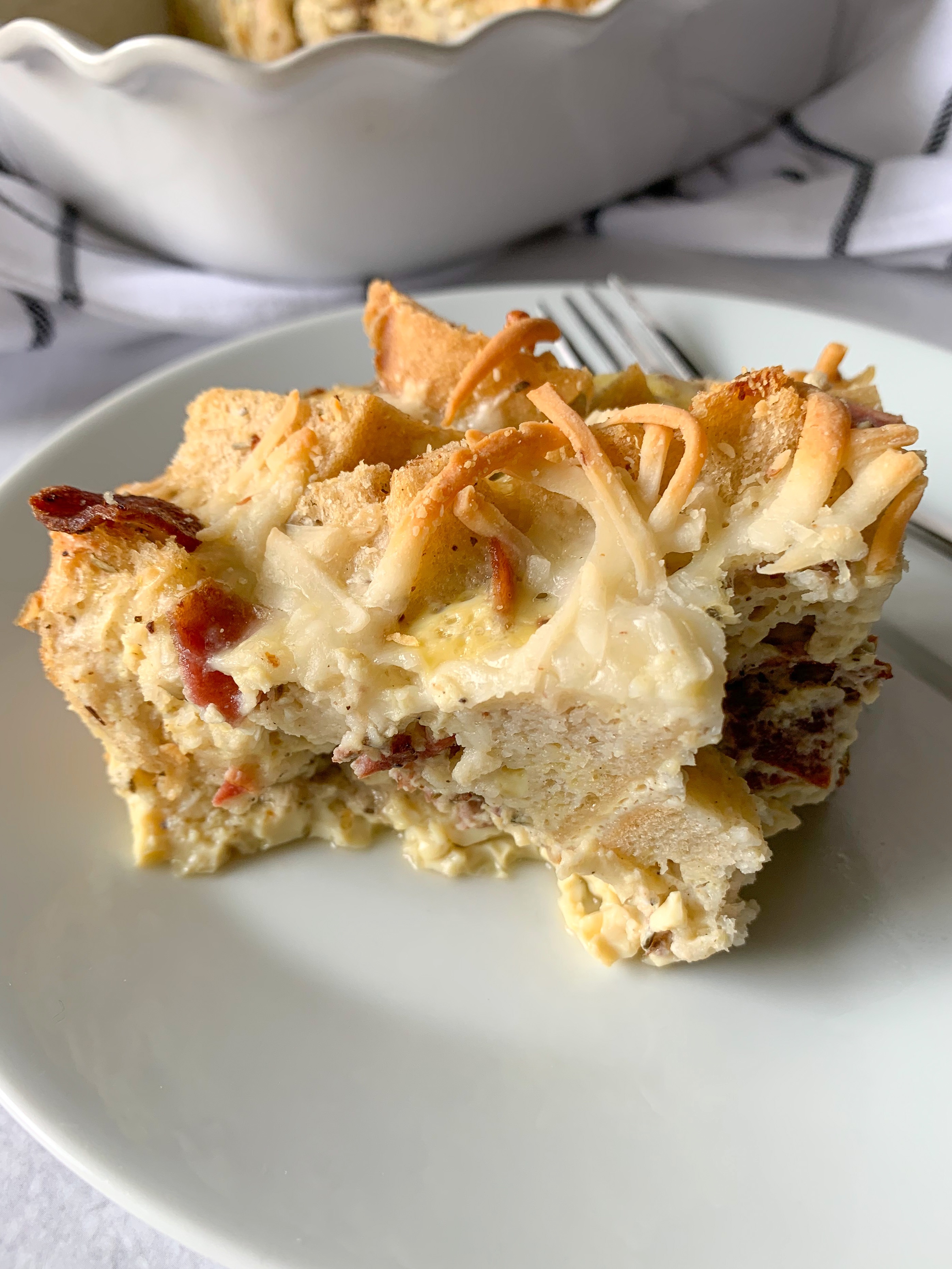 GlutenFree Turkey Bacon and Egg Strata The Breadless