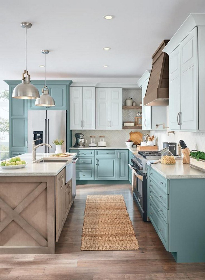 Personalize your estimate of the cost of kitchen cabinets by choosing your favorite door style, material, and finish. The Ultimate Blue Farmhouse Kitchen Collection - The