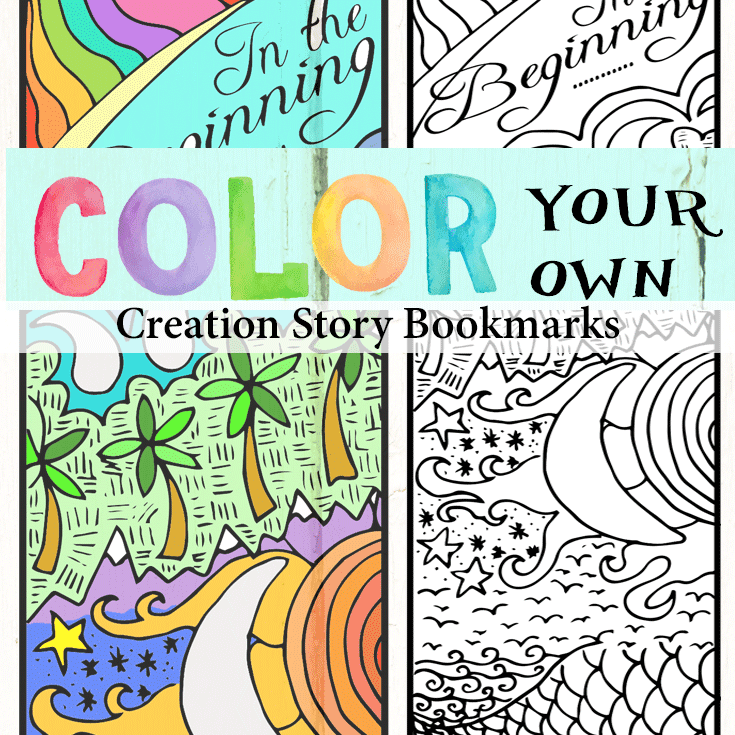 creation bible bookmarks the crafty classroom