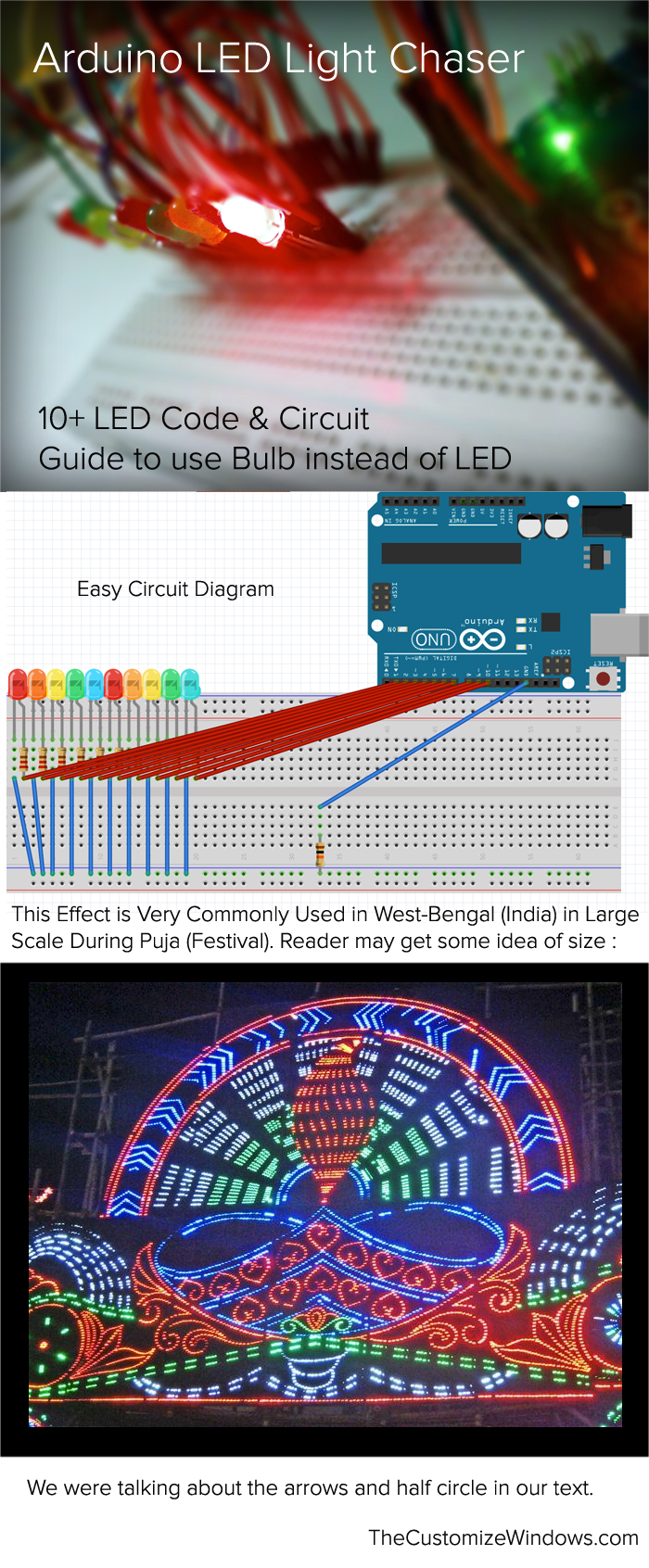 How To Make A Circuit With Led Lights Arduino » Wiring Draw And Schematic
