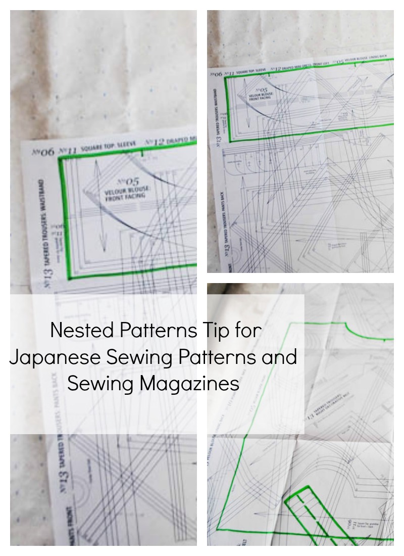 Tracing Nested Sewing Patterns The Daily Seam