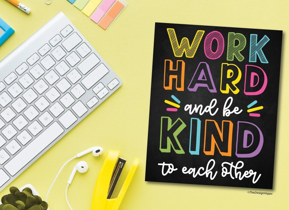 Discover and share english classroom quotes. Free Printable Classroom Posters With Motivational Quotes