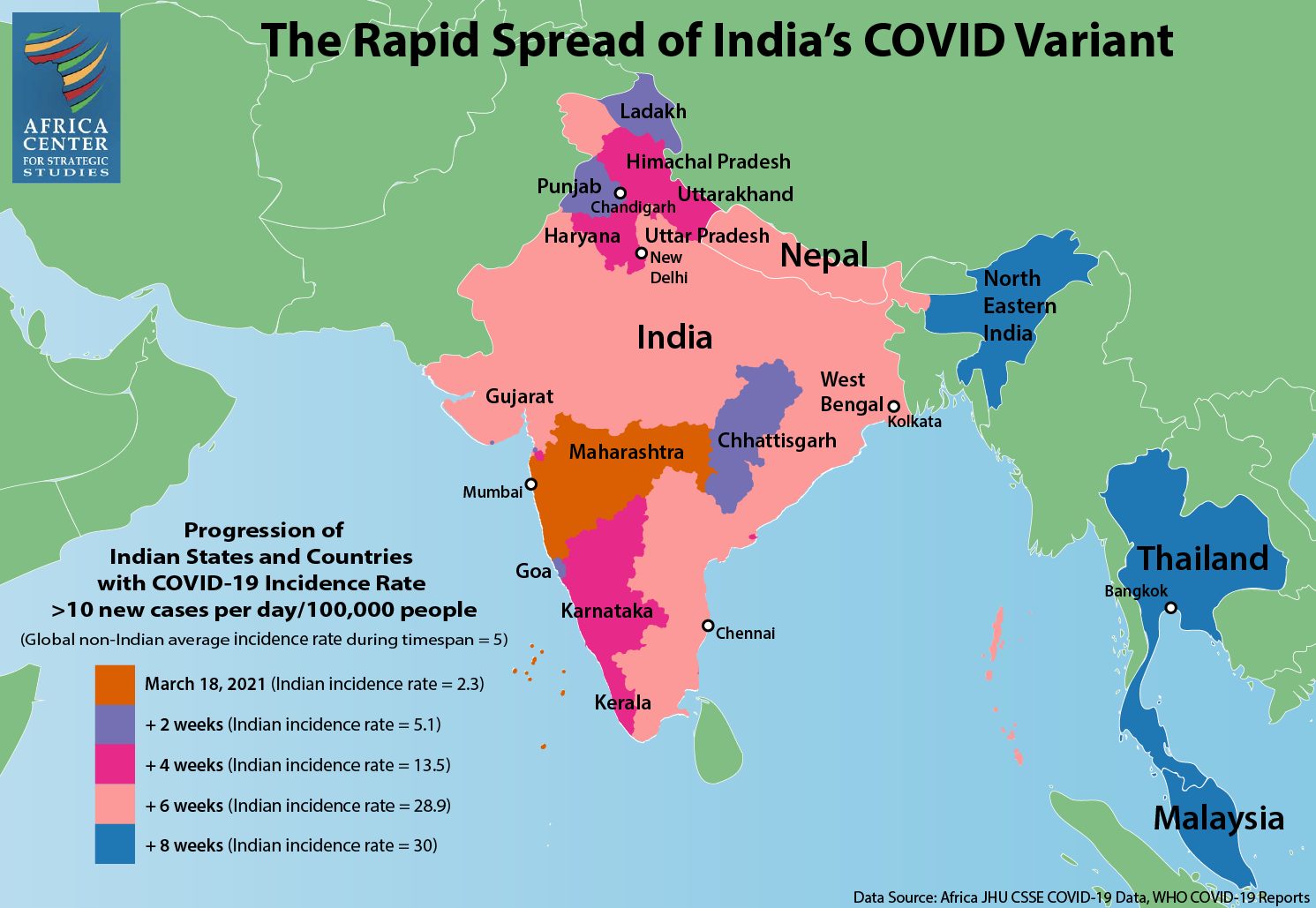The Rapid Spread of India's COVID Variant