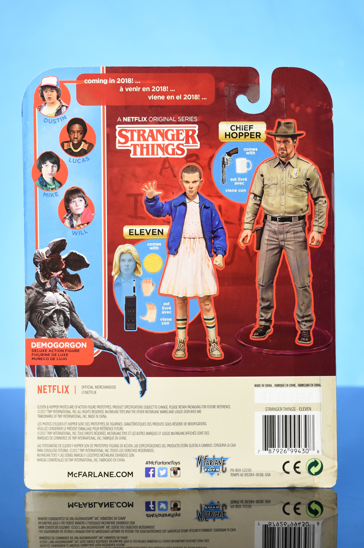 McFarlane Toys Stranger Things Hopper and Eleven The Fwoosh