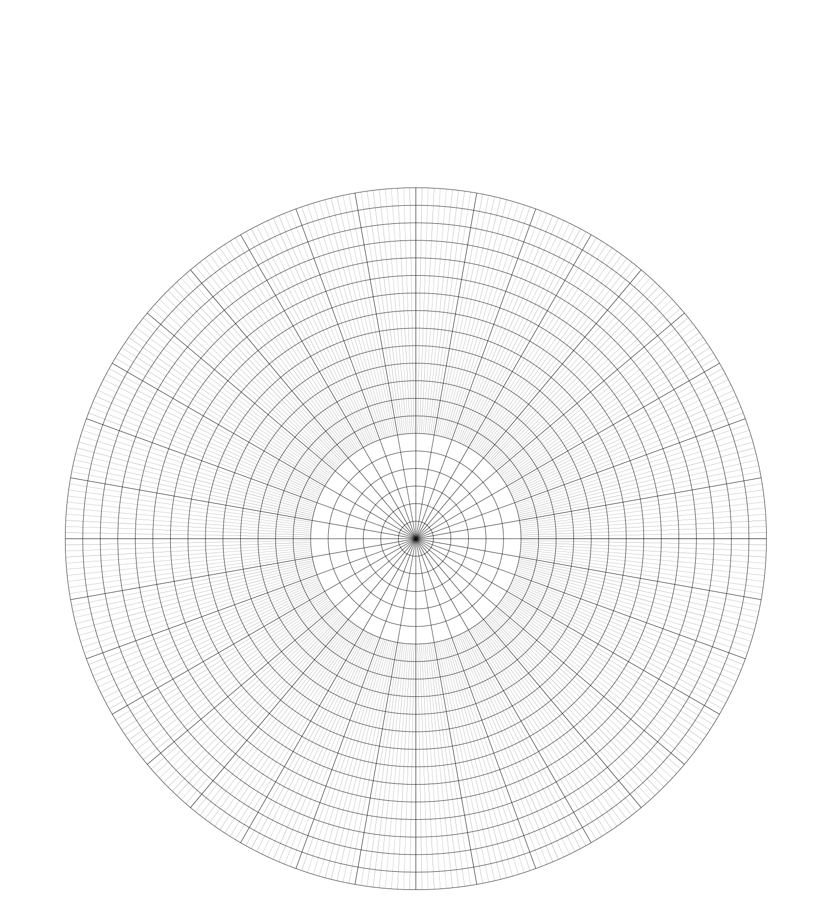free printable polar graph paper in pdf polar grid paper