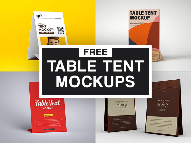Free modern table tent mockup · september 10, 2021. 15 Table Tent Mockups Free And Premium 2021 Hotskills