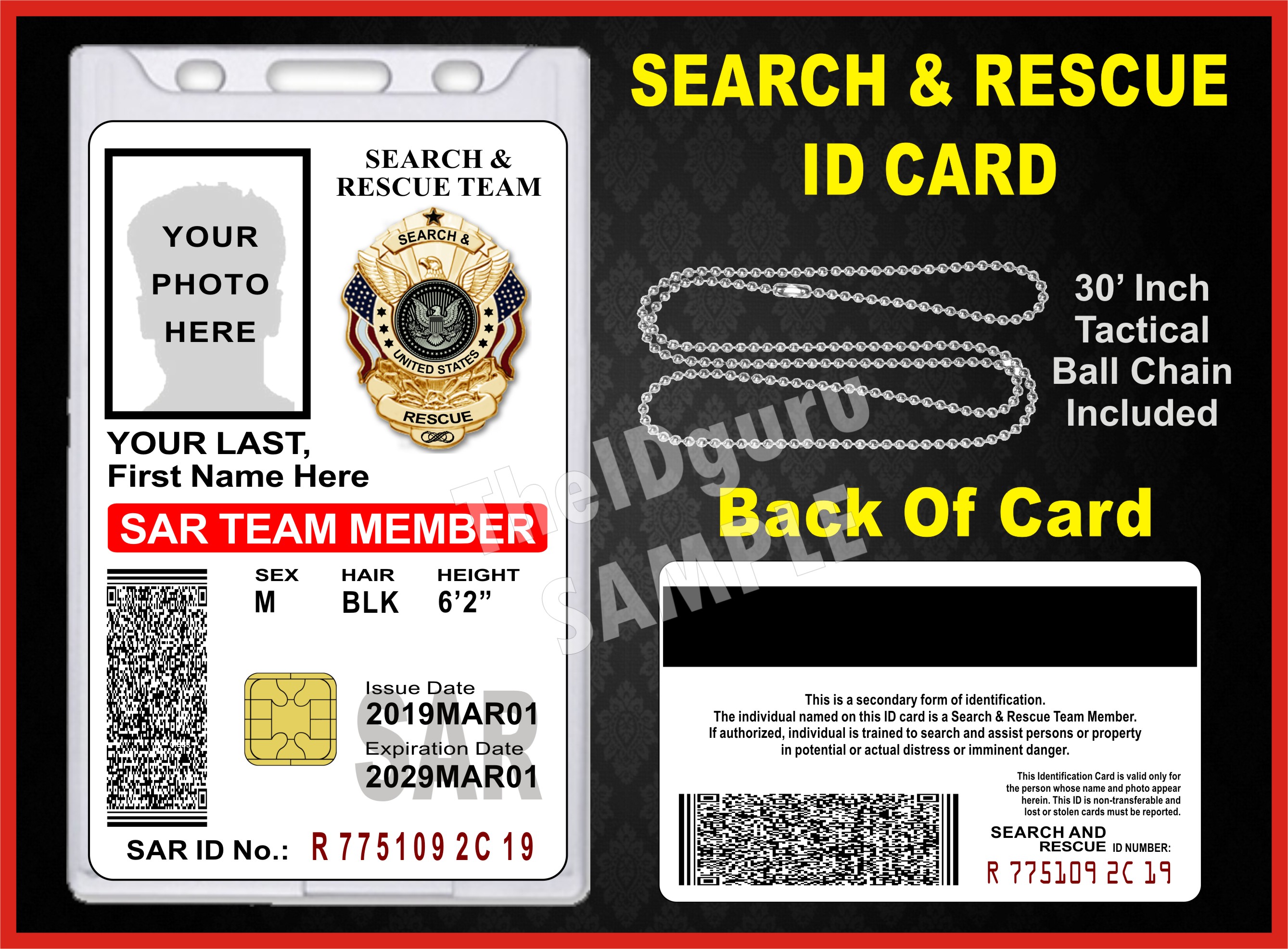 Use this guide to learn more about who is eligible for the new. Search & Rescue ID Card (SAR) | The Id Guru