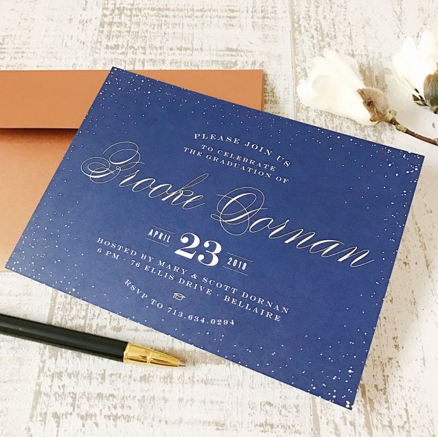 Basic Invite Graduation Announcements