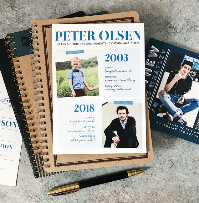 Basic Invite Graduation Announcements