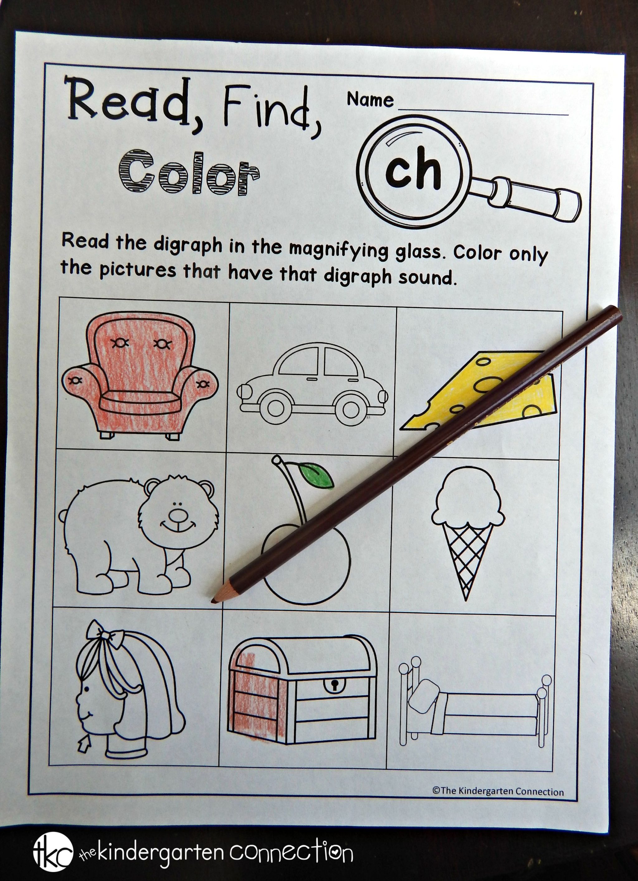free digraph and cvce printables the kindergarten connection