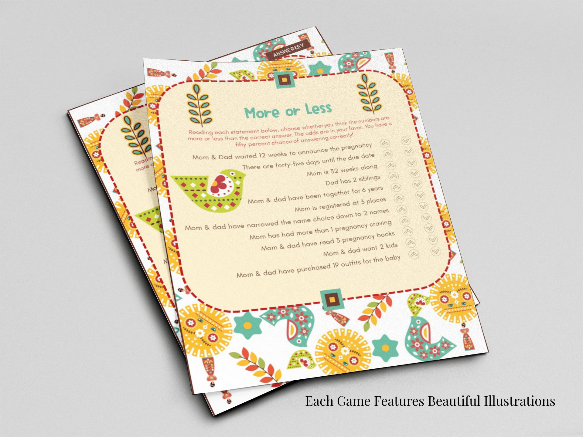 Download Folk Art Frida Kahlo Inspired Baby Shower Games Bundle ...