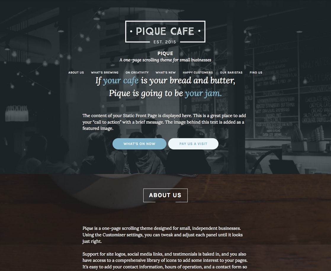 Now i want to change one of may page's body background by setting a background image(only for that . 15+ Best Free One Page WordPress Themes 2020 - ThemeGrill