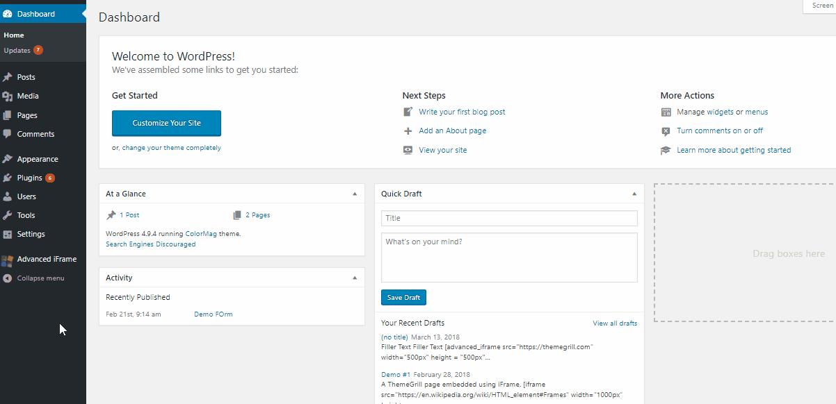 You can show an external page or a video in a responsive iframe popup . How To Embed Wordpress Iframe With And Without Using Plugin