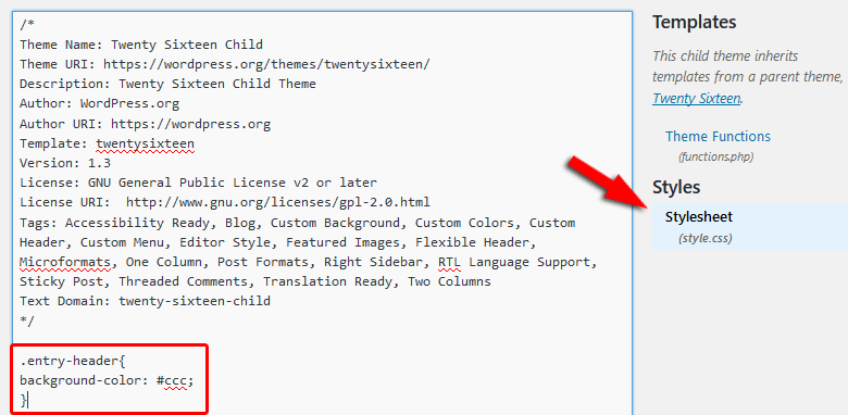 Just choose the current theme you're using on your wordpress website, and then click on 'create child . 5 Ways to Add Custom CSS to Your WordPress Website - ThemeSkills