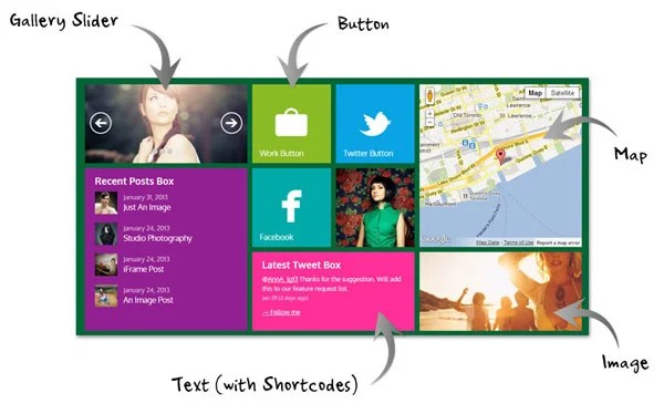 This theme packs many premium . Metro Windows 8 Metro Wordpress Theme