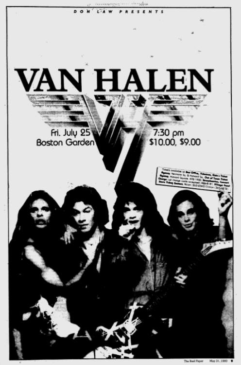 Listing of all u2 shows in boston, massachusetts with statistical. Van Halen 1981 Boston Ma Boston Garden