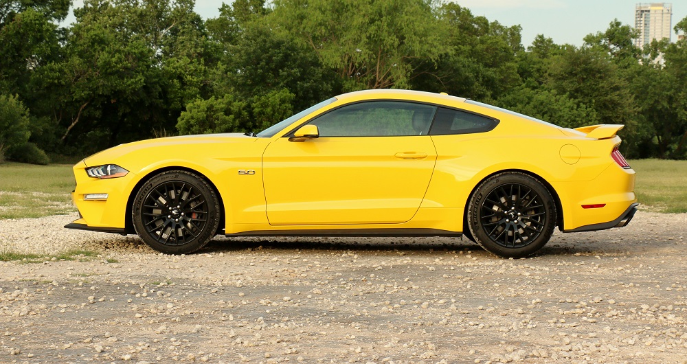 These wheels come in a beautiful matte black paint finish, and then clear coated to oem standards. 2018 Ford Mustang Gt Performance Package 1 Review Blurred Lines The Mustang Source