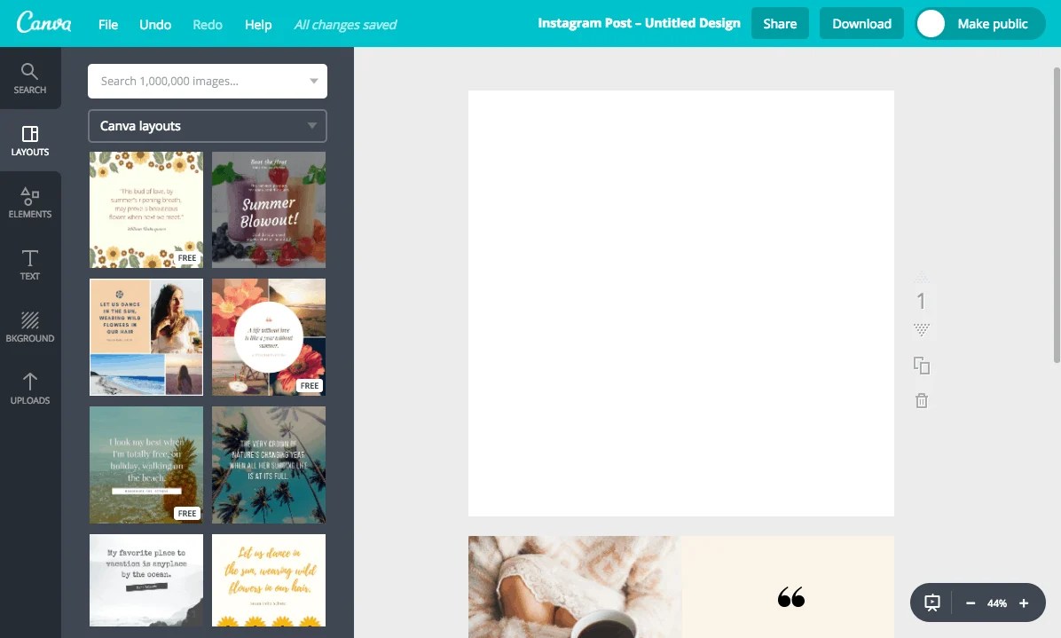 Breast cancer day instagram post. How To Make Templates For Instagram Posts 3 Ways