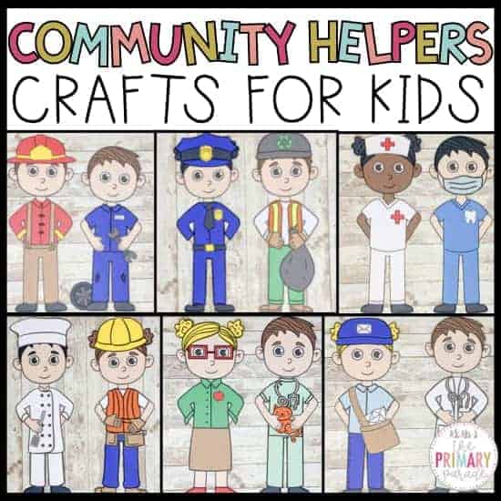 community helpers preschool theme the primary parade