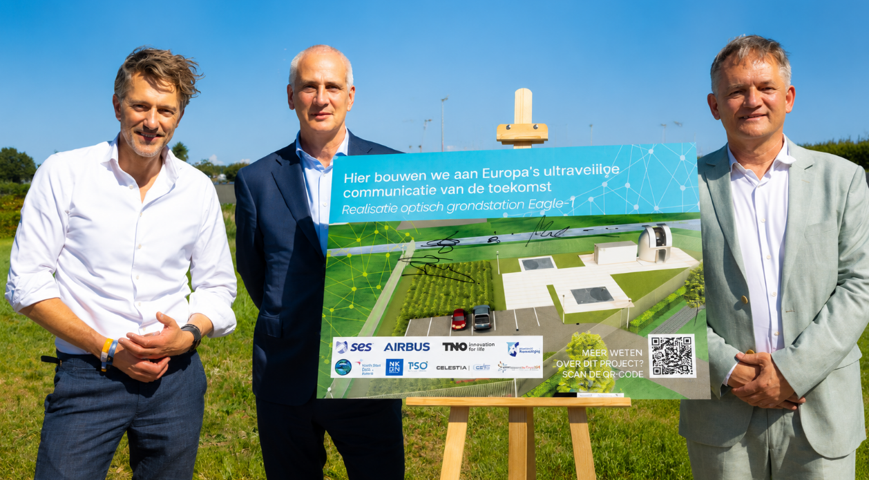 SES and Airbus to Build Optical Ground Station for EAGLE-1 Quantum Satellite