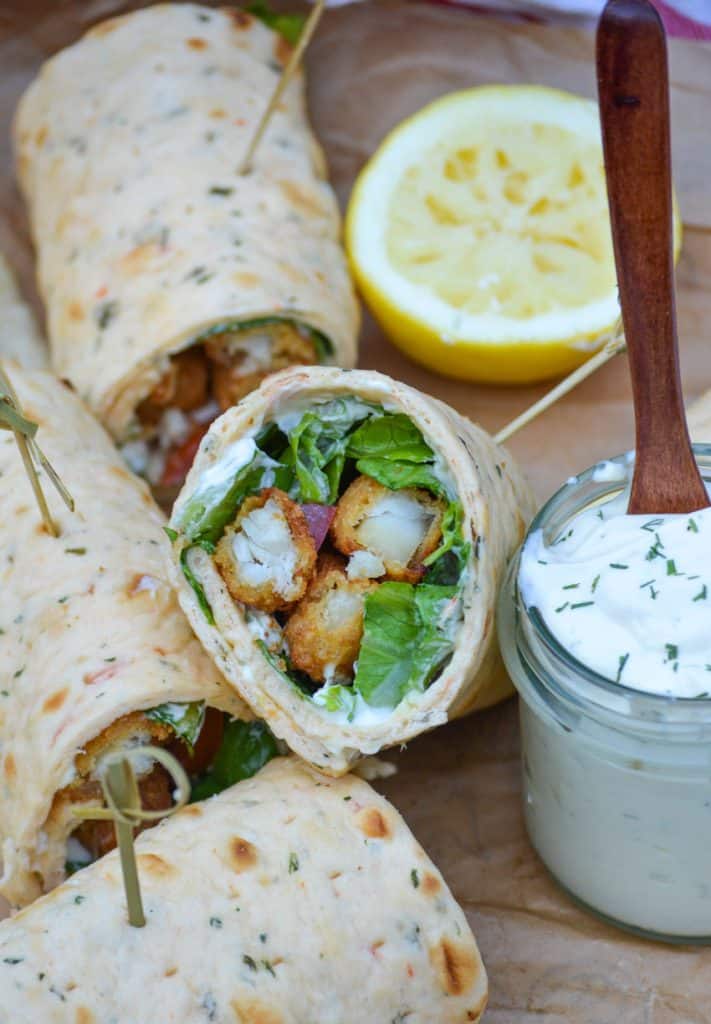 Fish Stick Wraps - The Quicker Kitchen