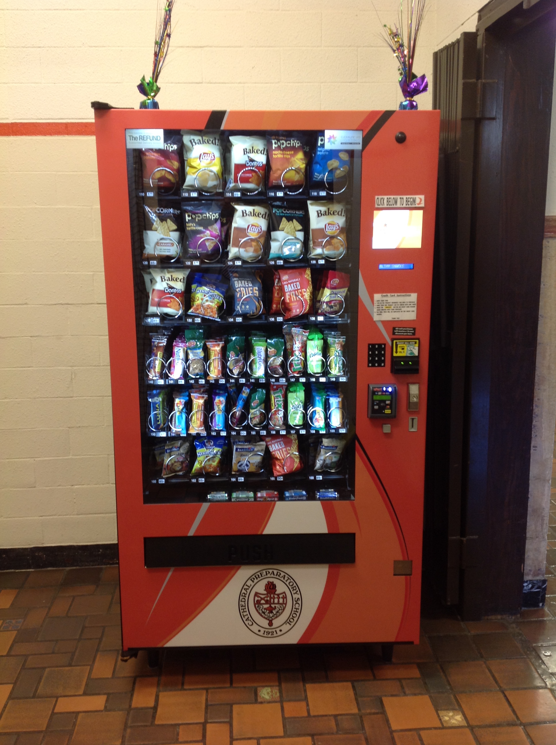 Cathedral Prep Introduces Brand New Vending Machine The Rambler