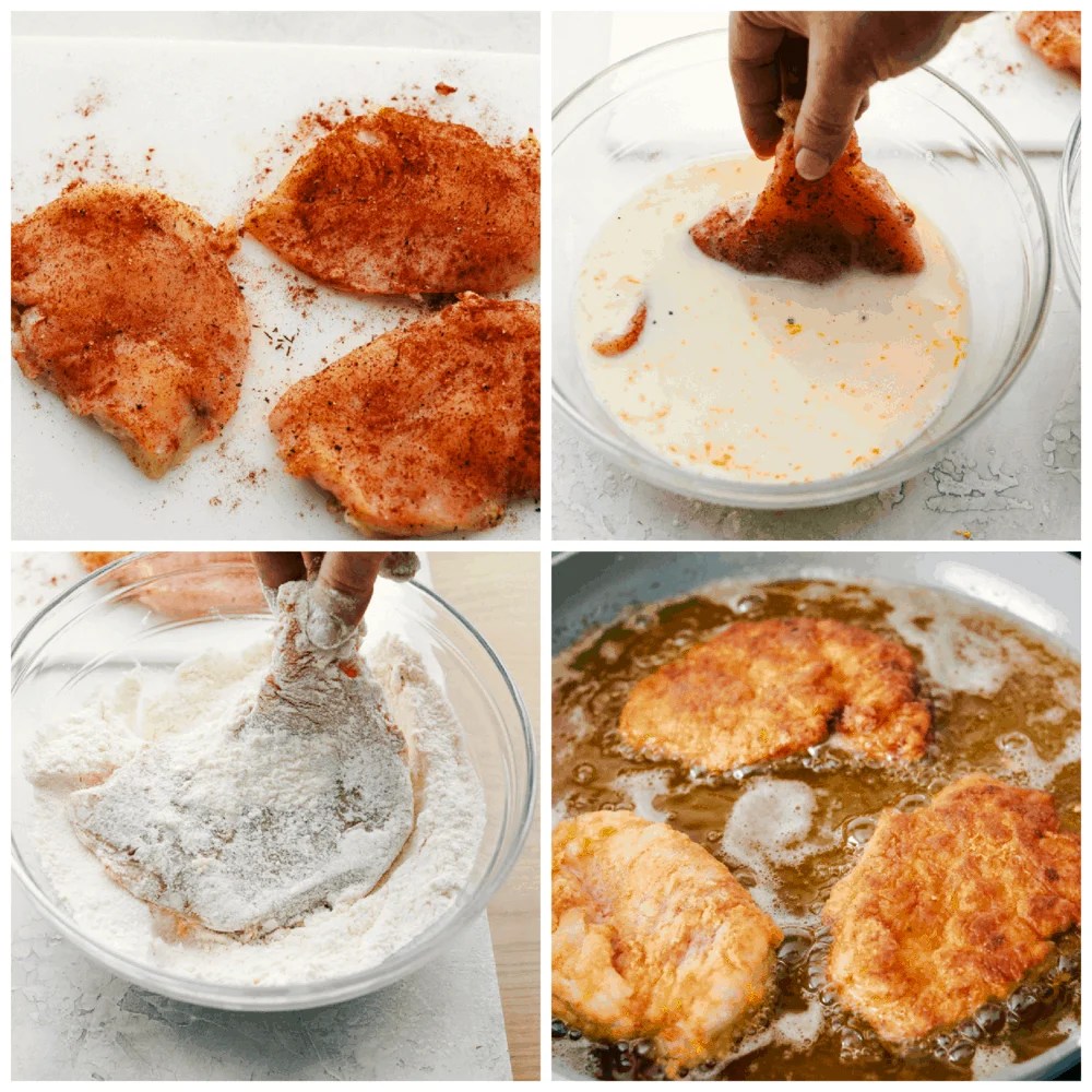 Chick-fil-A sandwiches are just as tender and juicy as the original, only better! Now you can satisfy your craving for those perfectly breaded and seasoned sandwiches anytime you need to! Seasoning, breading and frying chicken for sandwiches.