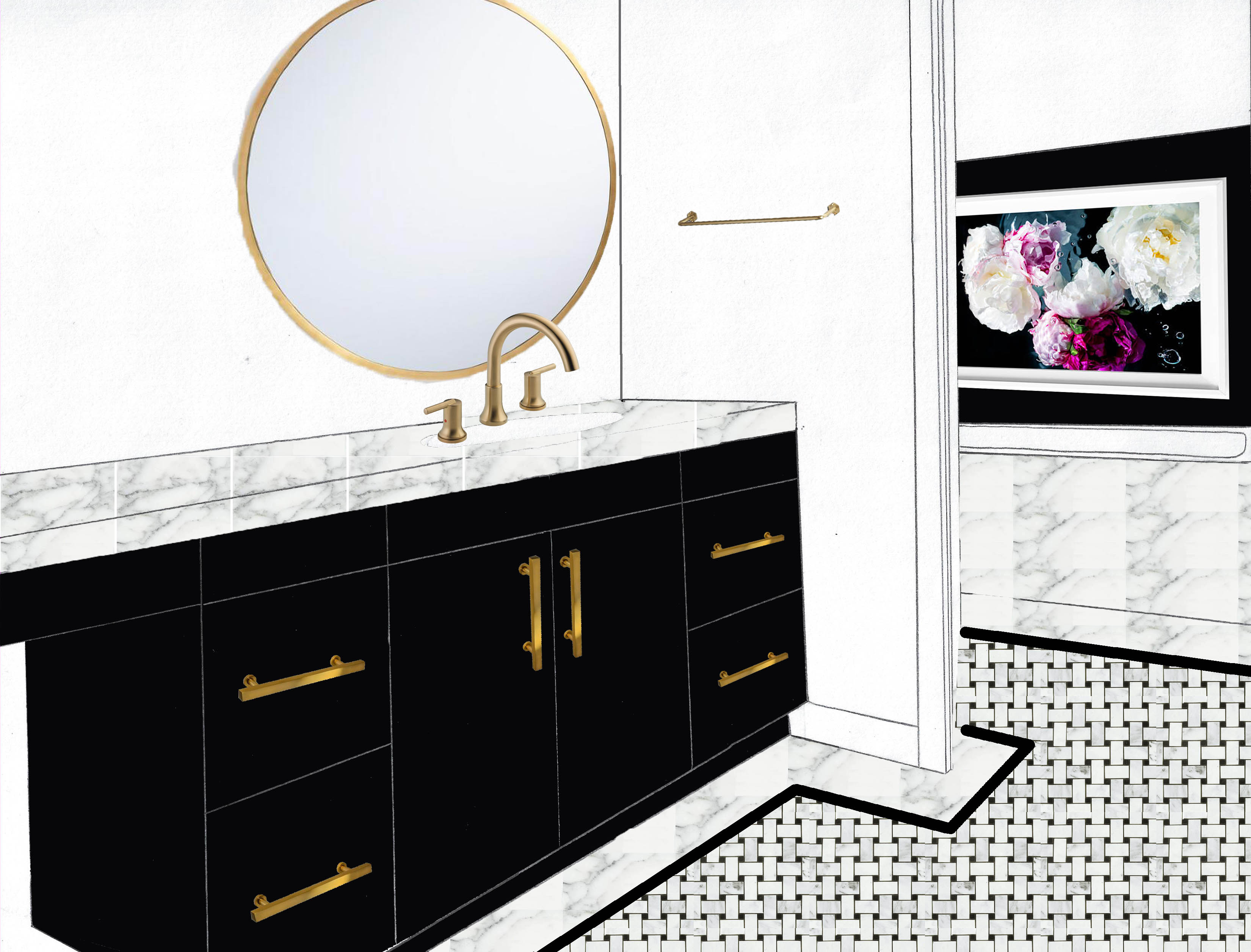 Advanced virtual bathroom designer at your disposal. Master Bathroom Renovation Mockup Thestylesafari