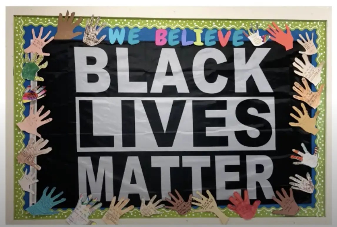 Flag represent a unified nation. Black Lives Matter Flags Now Common At Wellesley Public School Buildings The Swellesley Report