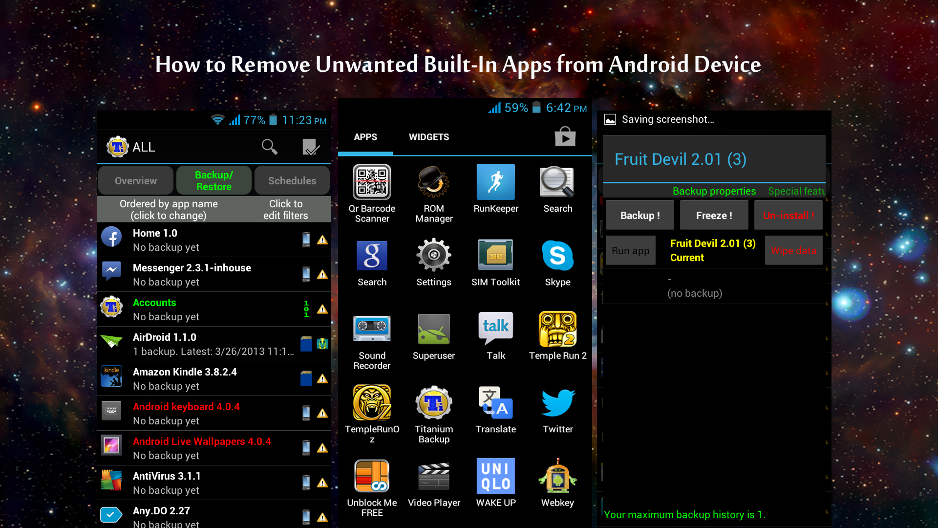 How to Remove Unwanted BuiltIn Apps from Android Device