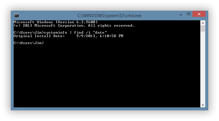 How to Find Installation Date of Windows
