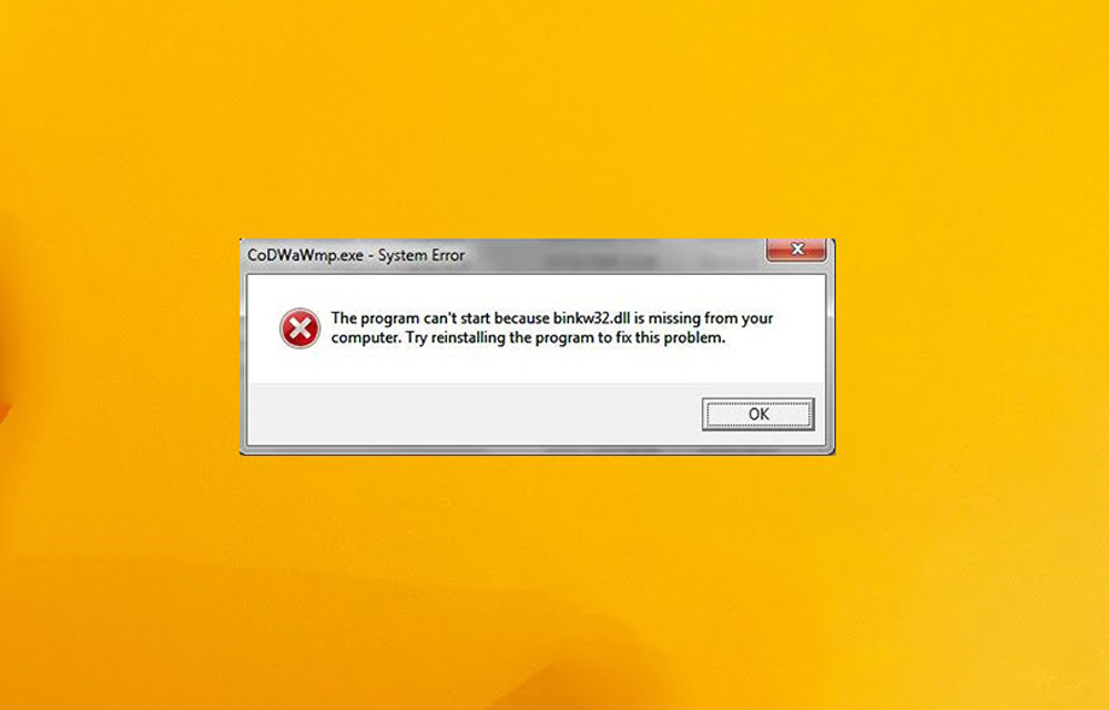 Error can missing