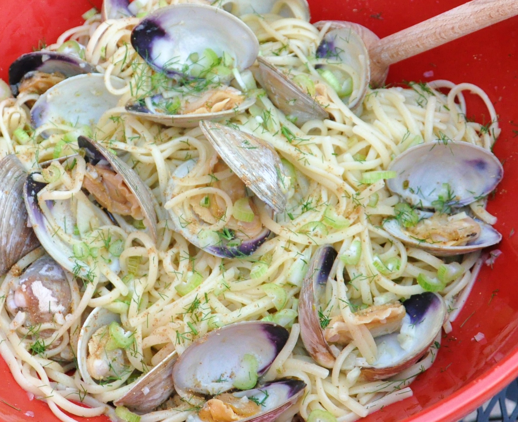 Linguini with Clams and Fennel The Triangle Plate