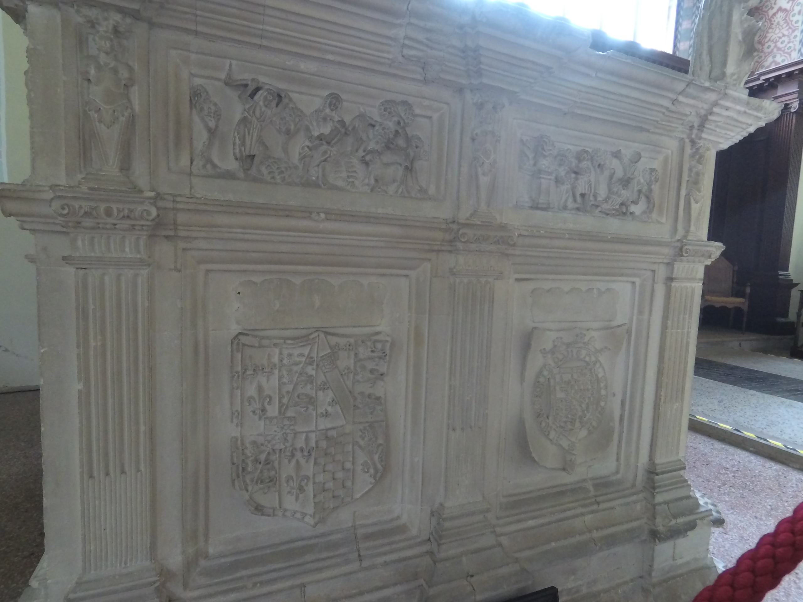 Close up of the of the Howard tombs at Framlingham - that of the Duke of Richmond