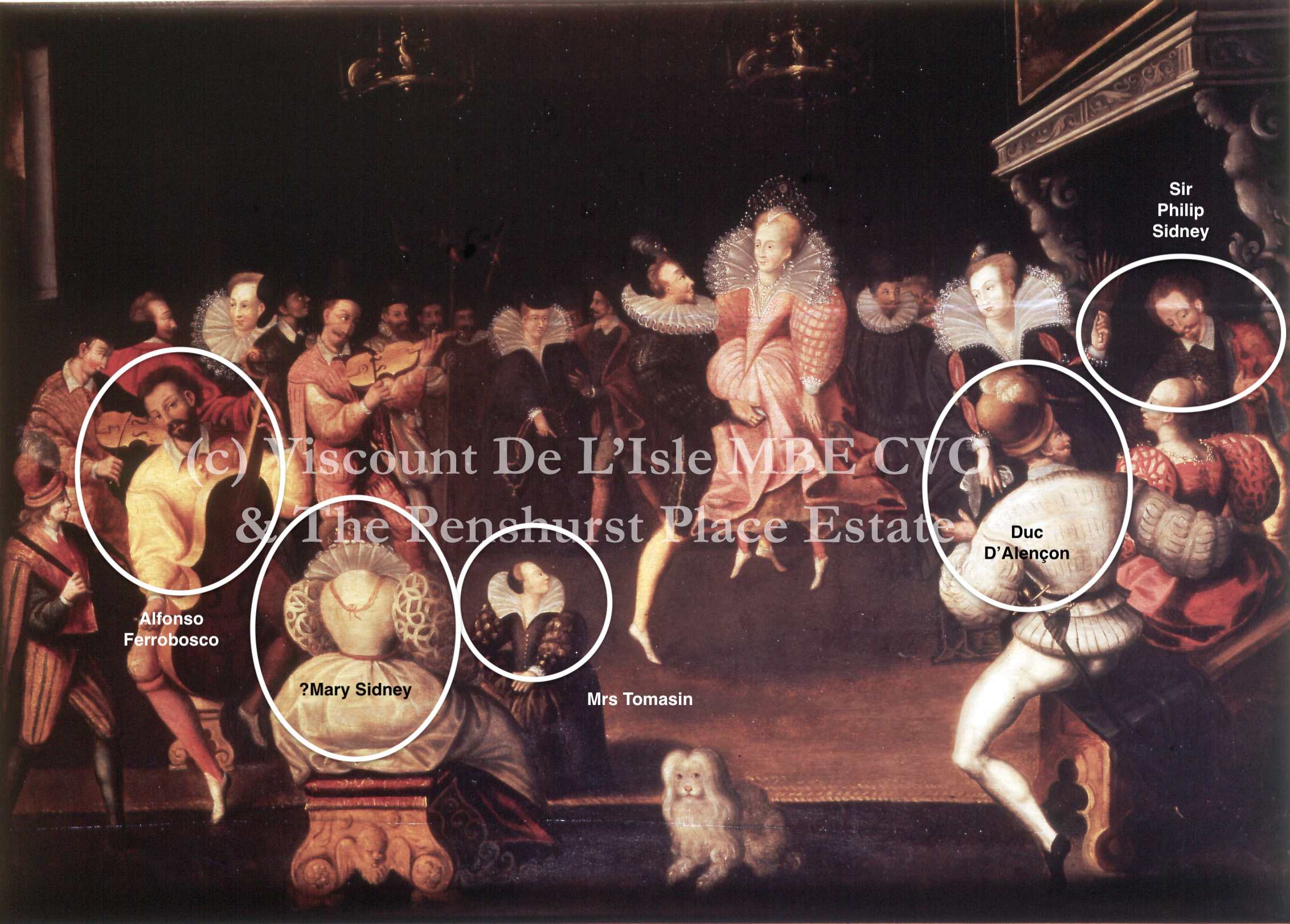 Elizabeth I dances La Volta