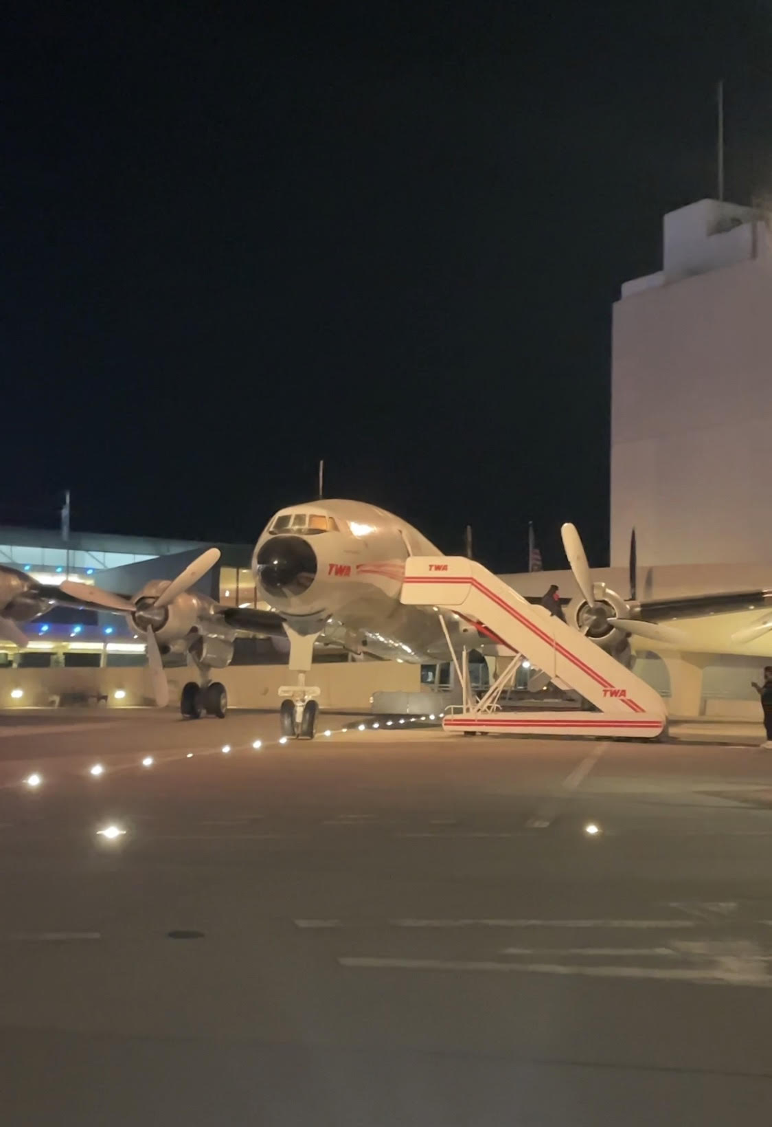 The Connie Airplane bar at the TWA hotel