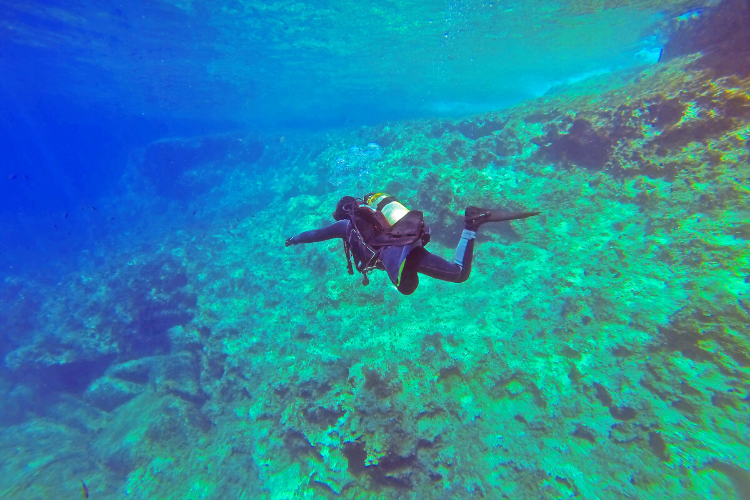 My first scuba diving experience was nothing like this picture