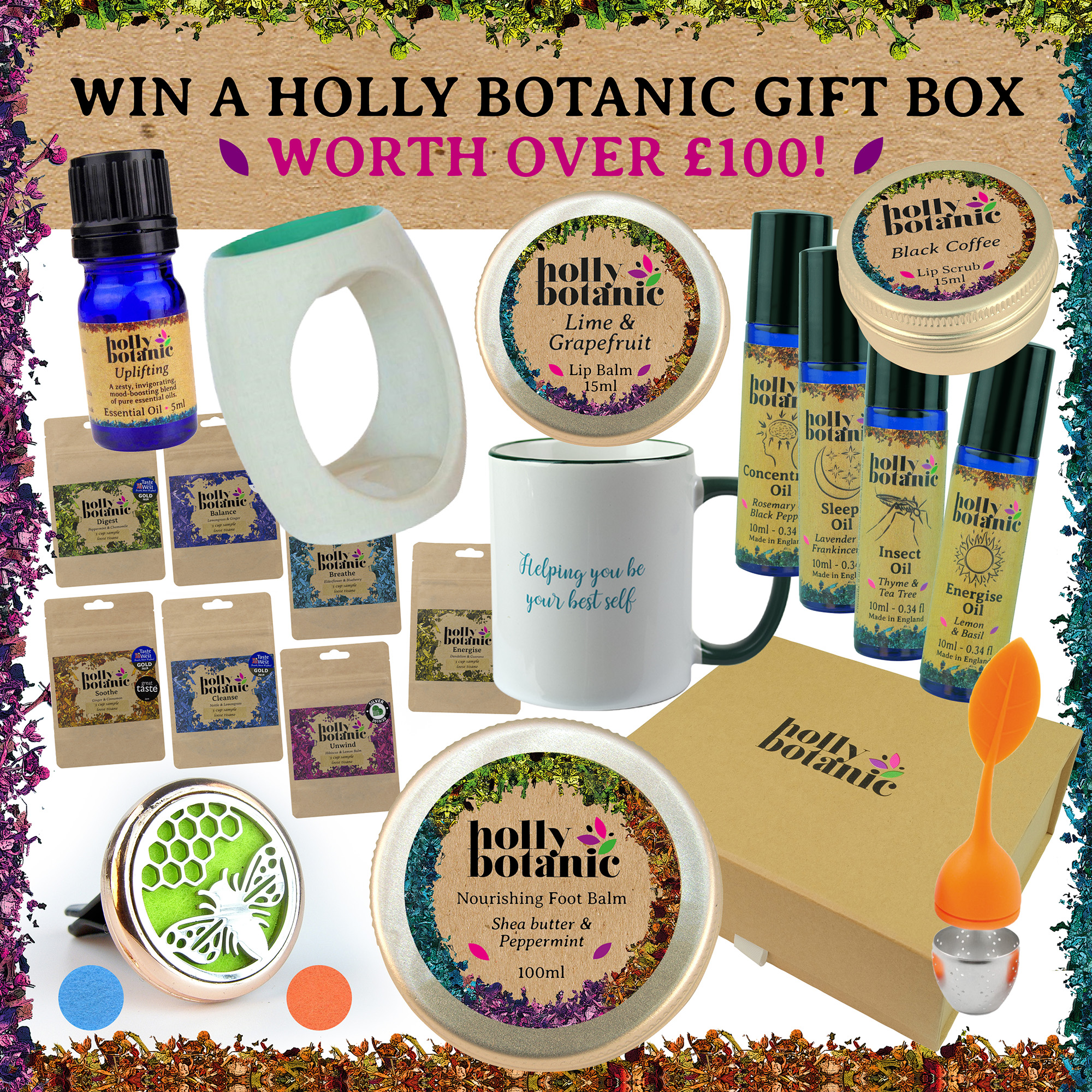 WIN! an exclusive, Holly Botanic gift set worth over £100! The