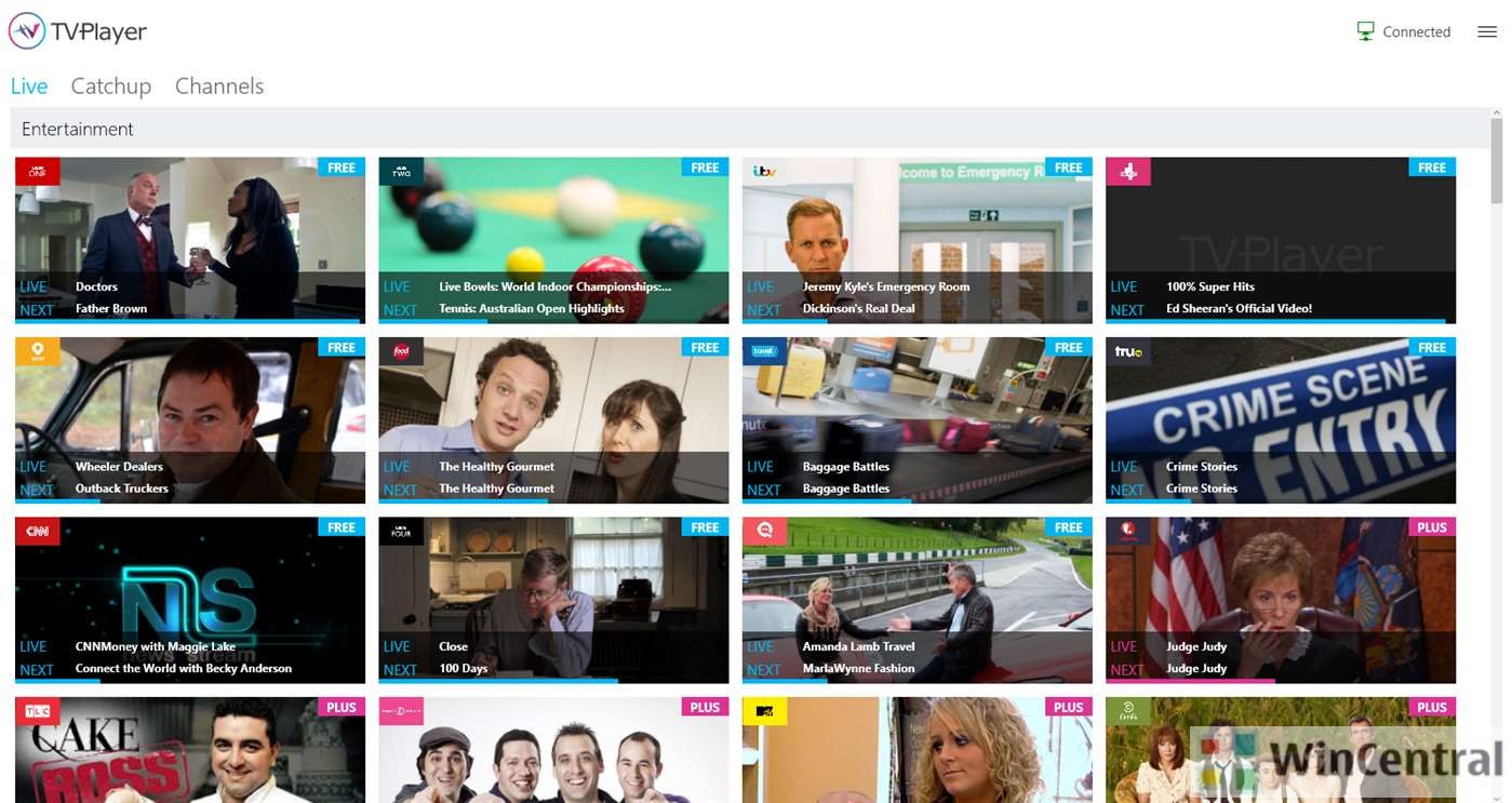 TVPlayer UWP app is now available to download from Windows Store