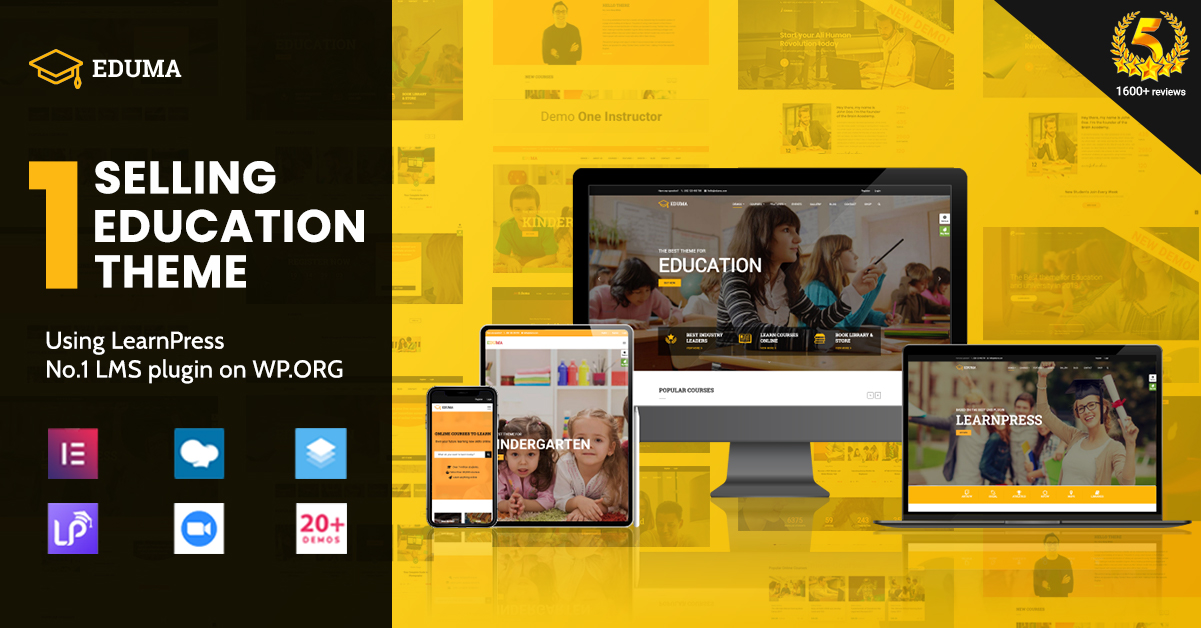 This theme also offers you an option to showcase the teaching staff in a visually appealing layout. Wordpress Themes For Teachers And Instructors Collection