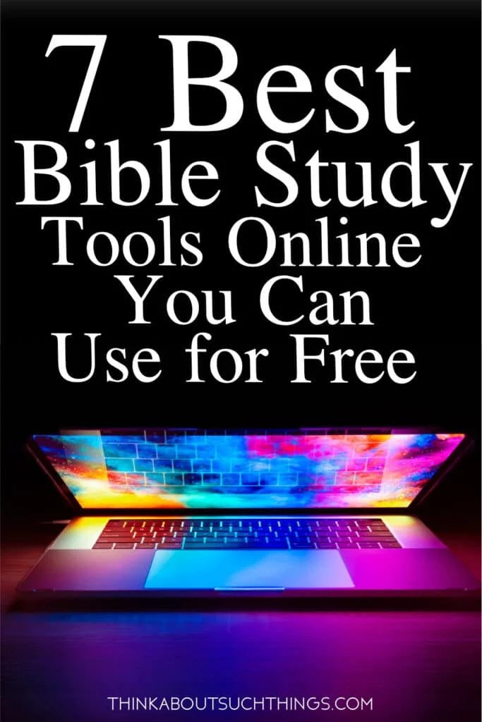 All you have to do is register for the study and order your book! 7 Best Bible Study Tools Online You Can Use For Free Think About Such Things