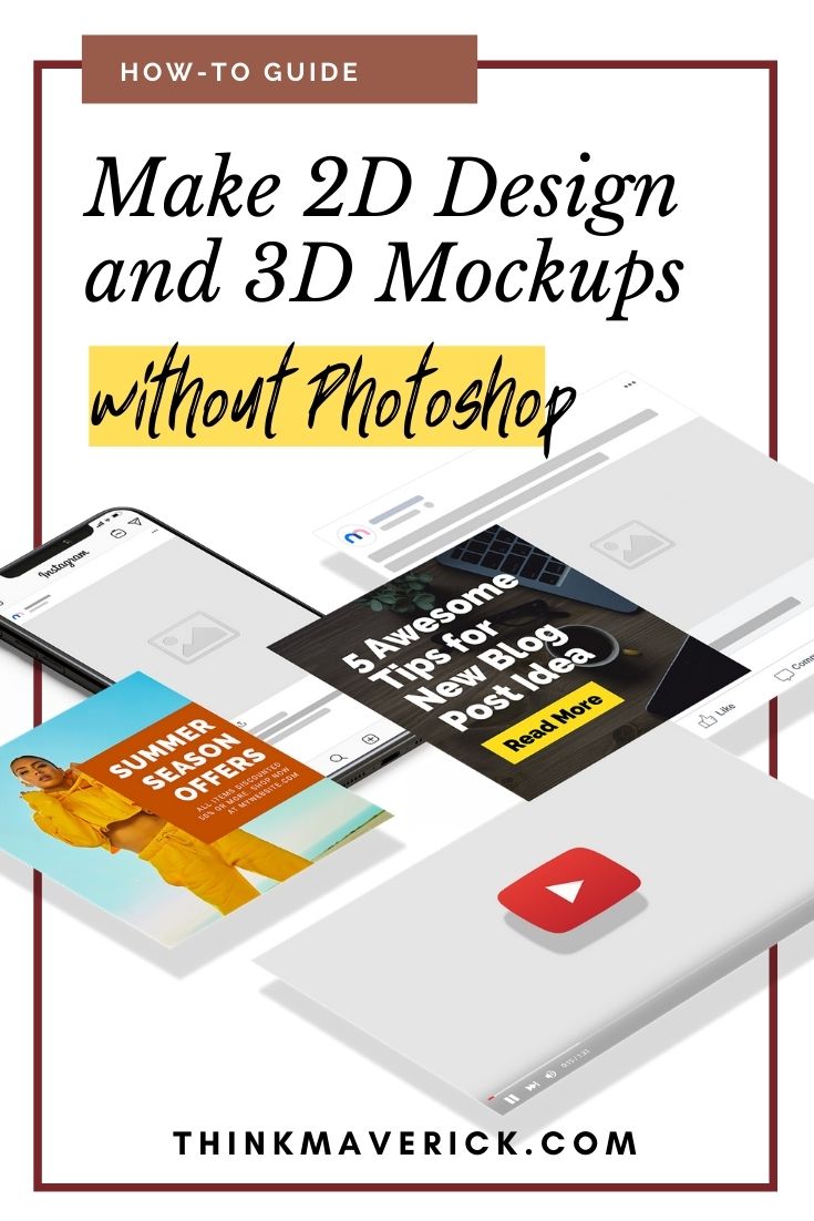 Learn how to make a mockup in adobe photoshop for websites,. Mediamodifier Review The Only Tool You Need To Create Stunning Graphic Design And 3d Mockups Thinkmaverick My Personal Journey Through Entrepreneurship