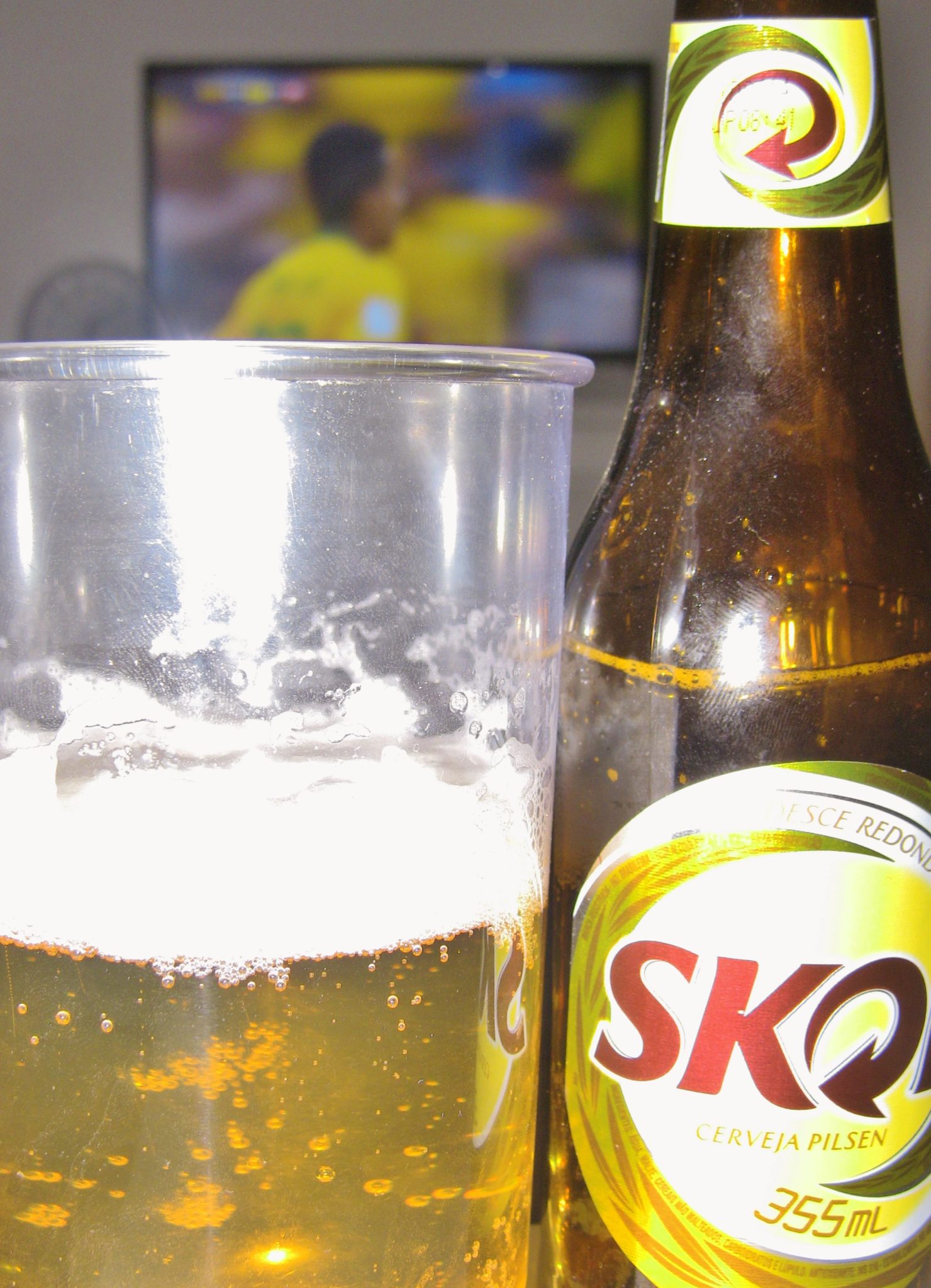 Skol, Brazil's favourite beer that can be seen everywhere in the country