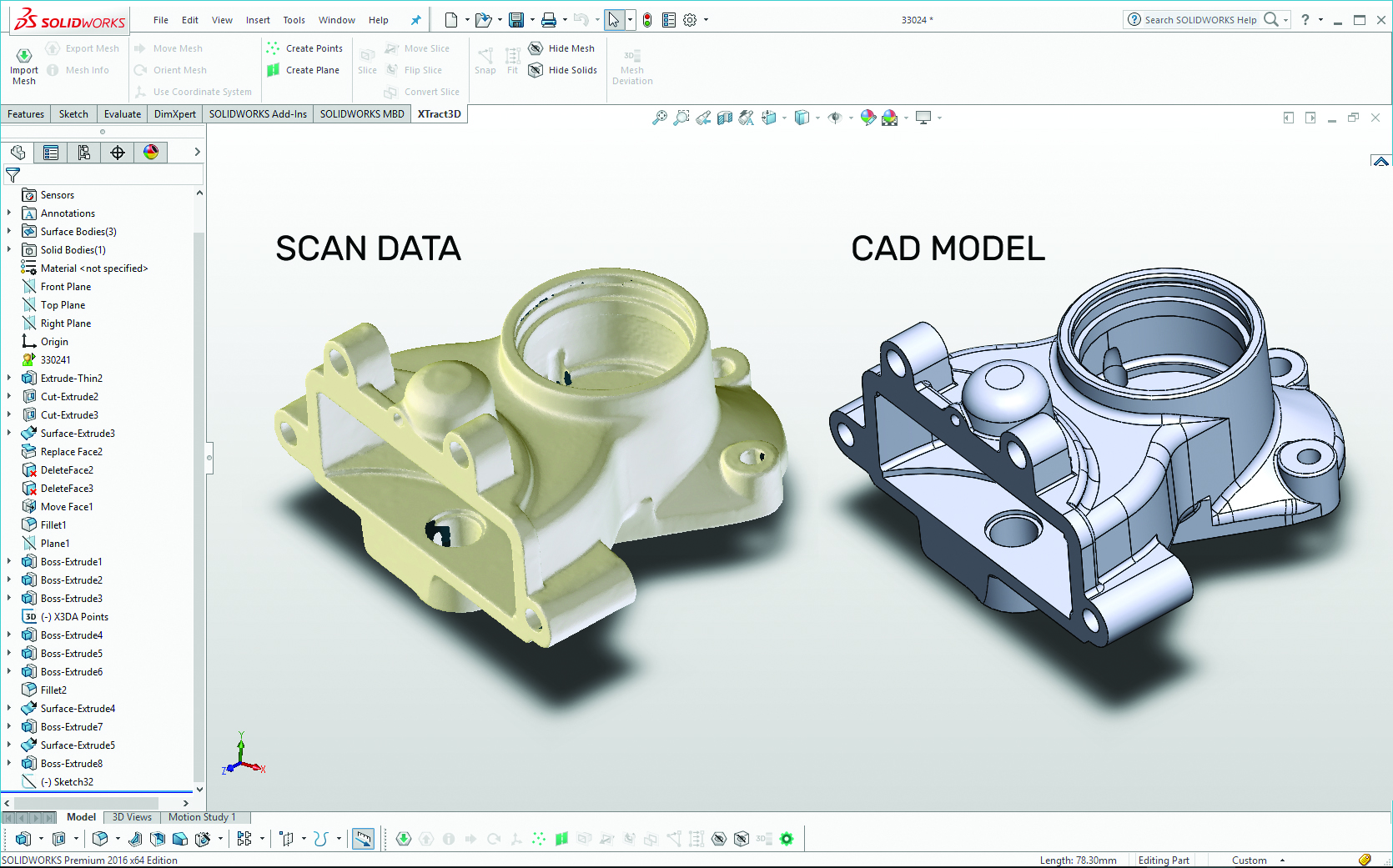 How To Convert A Polygonal Mesh Into Cad Data