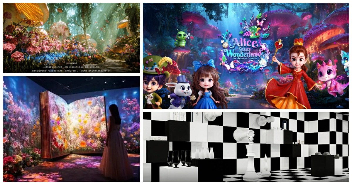 愛麗絲拯救仙境,Alice Saves Wonderland,愛麗絲夢遊仙境 沉浸式旅程,爱丽丝梦游仙境 沉浸式旅程,沉浸式展覽,沉浸式展覽2025,沉浸式展覽 台北,沉浸式展覽意思,台北展覽,台北展覽 2025,台北展覽推薦