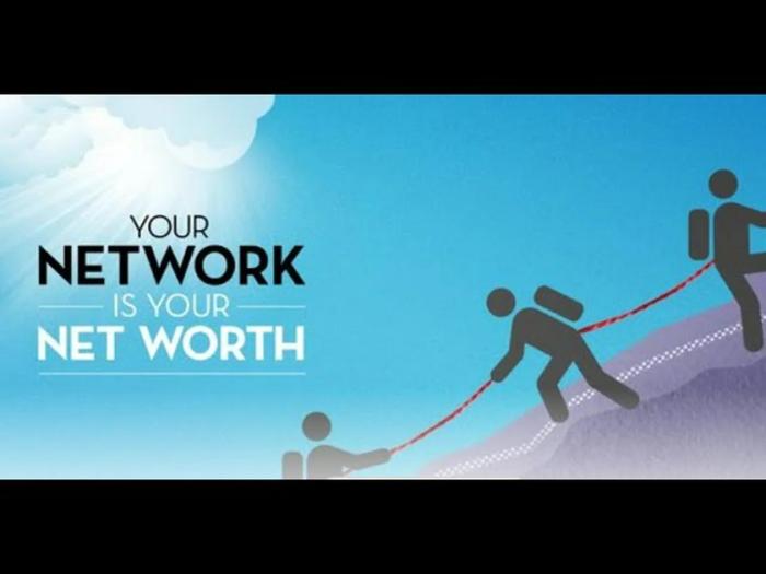 Your network which determines your net worth